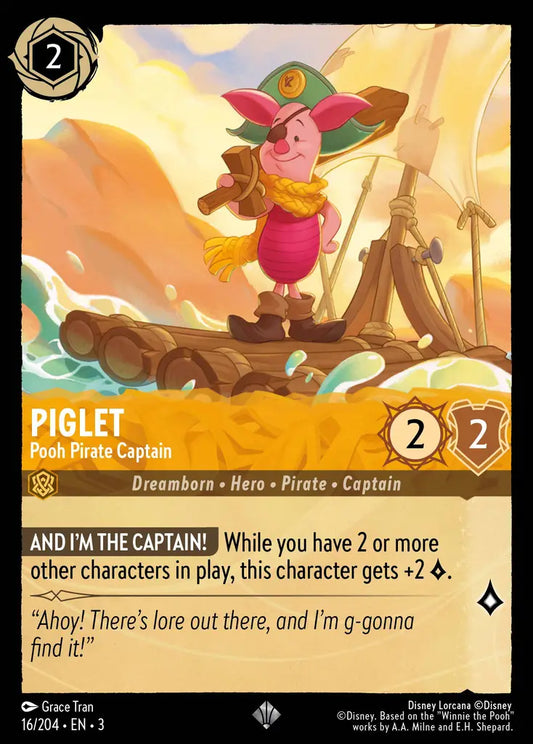 Piglet – Pooh Pirate Captain [003-016]