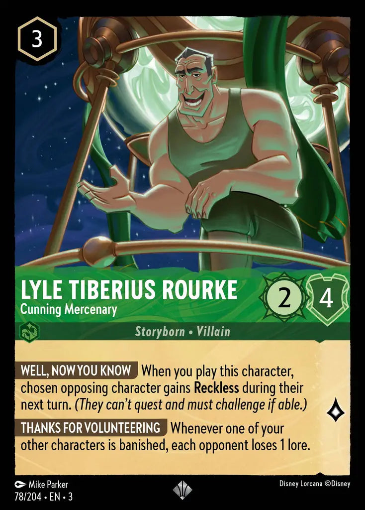 Lyle Tiberius Rourke - Cunning Mercenary [003-078]
