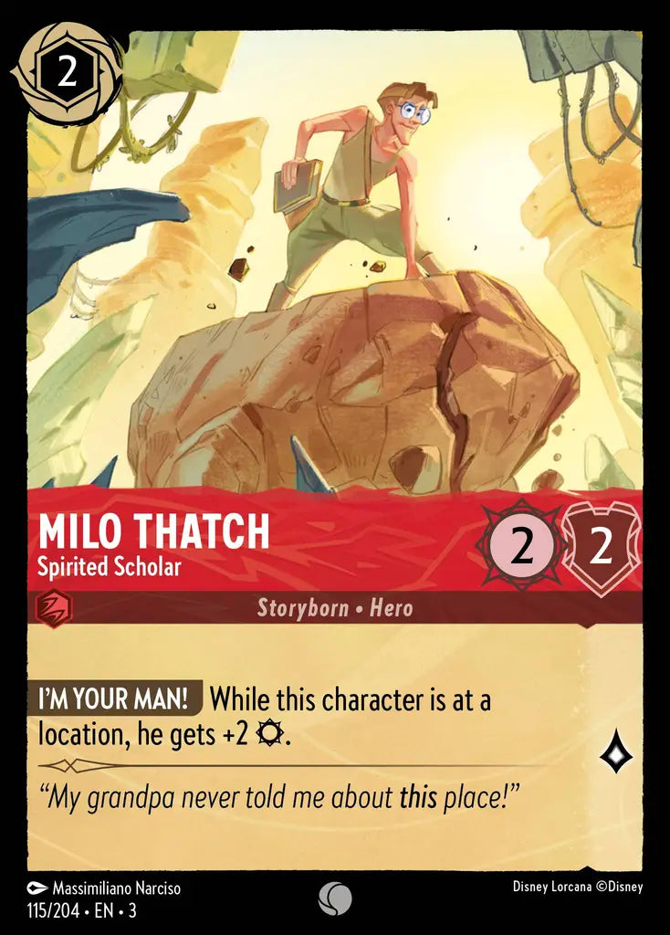 Milo Thatch - Spirited Scholar [003-115]