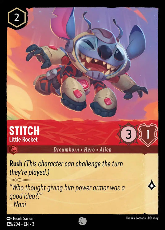 Stitch - Little Rocket [003-125]