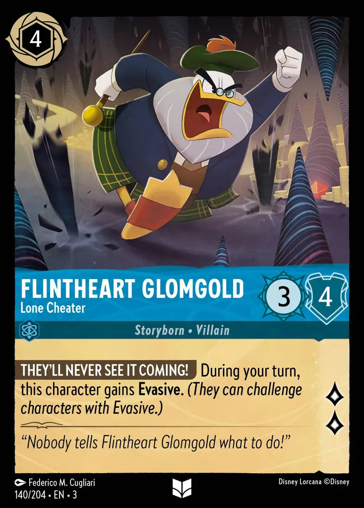 Flintheart Glomgold - Lone Cheater [003-140]