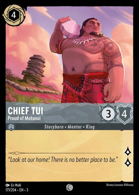 Chief Tui - Proud of Motunui [003-171]