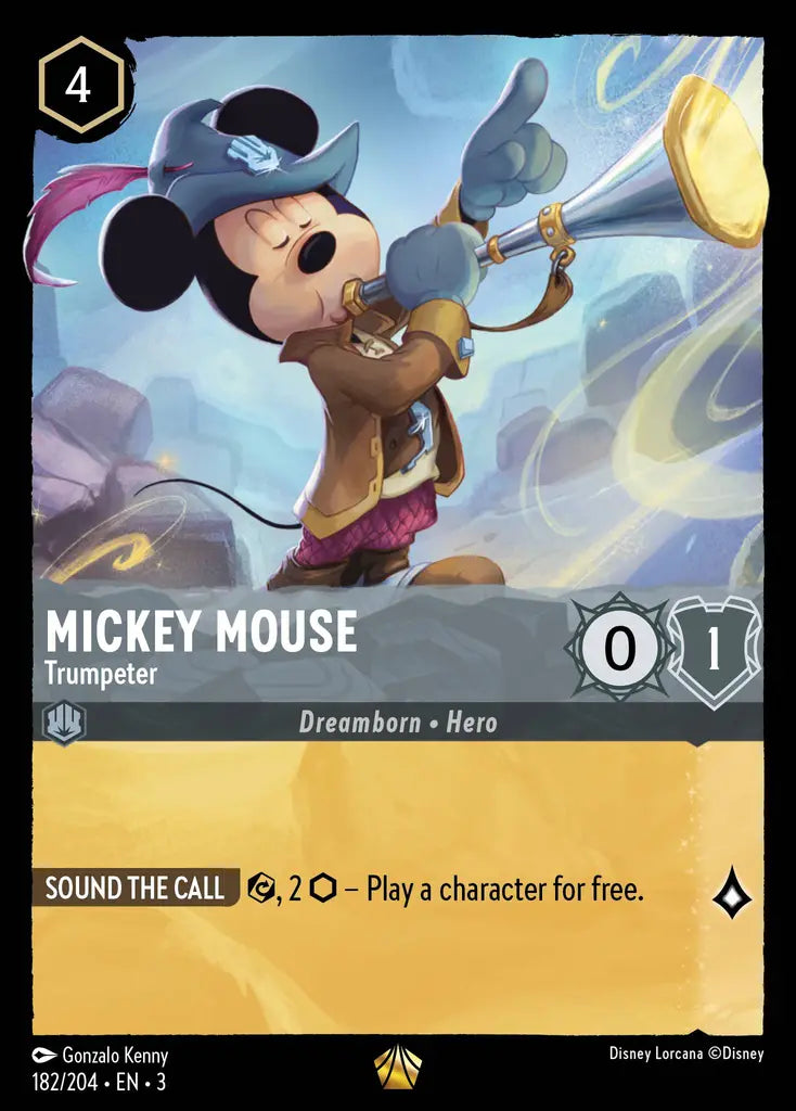 Mickey Mouse - Trumpeter [003-182]