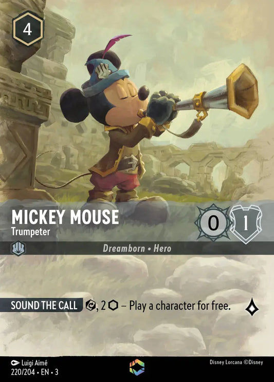 Mickey Mouse - Trumpeter [003-220]
