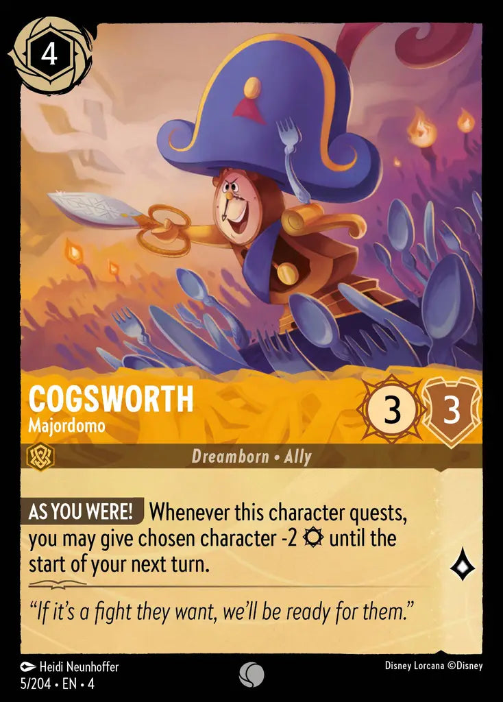 Cogsworth – Majordomo [004-005]