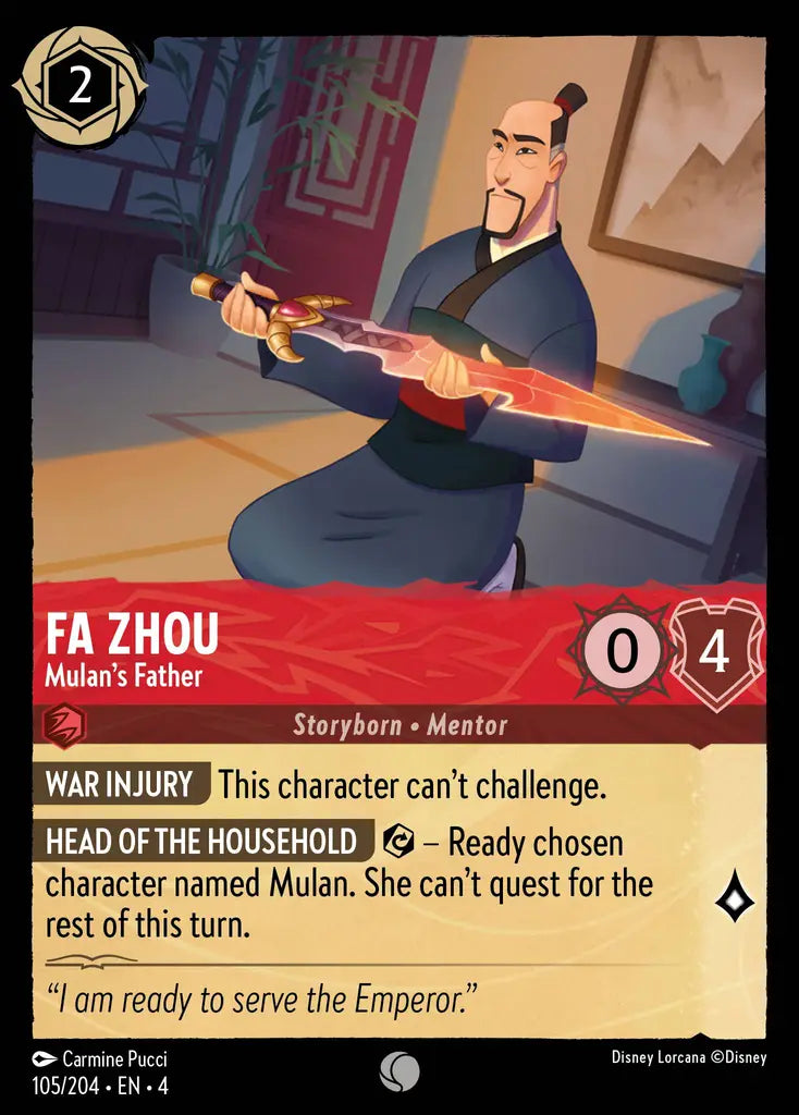 Fa Zhou - Mulan's Father [004-105]