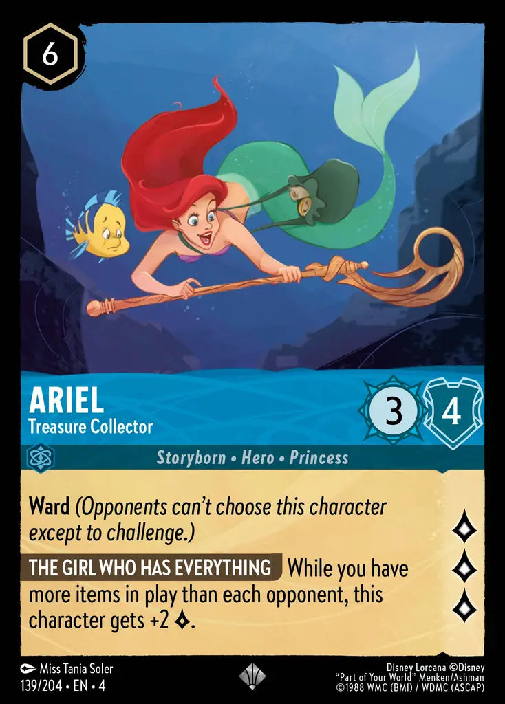 Ariel - Treasure Collector [004-139]