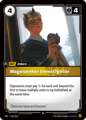 Mageseeker Investigator [UNL-163] [U]