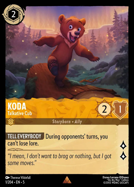 Koda - Talkative Cub [005-001]