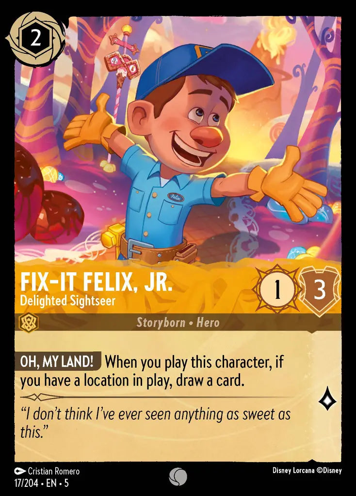 Fix-It Felix, Jr. - Delighted Sightseer [005-017]