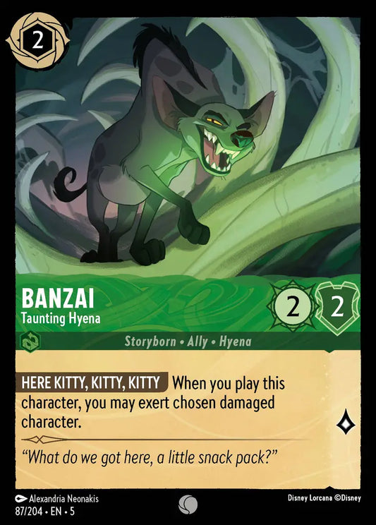 Banzai - Taunting Hyena [005-087]