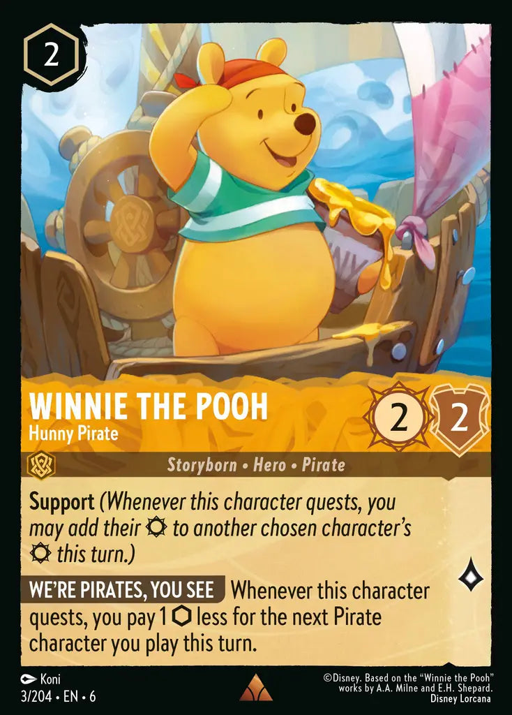 Winnie the Pooh – Hunny Pirate [006-003]