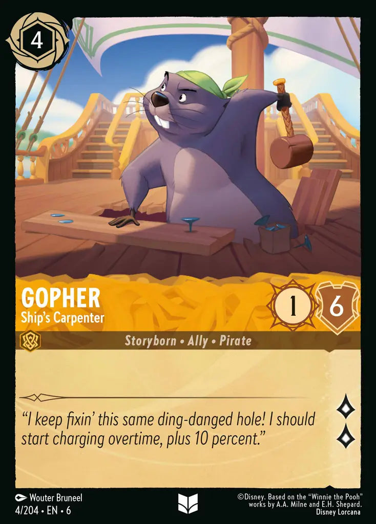 Gopher – Ship's Carpenter [006-004]