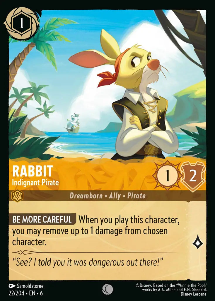 Rabbit – Indignant Pirate [006-022]