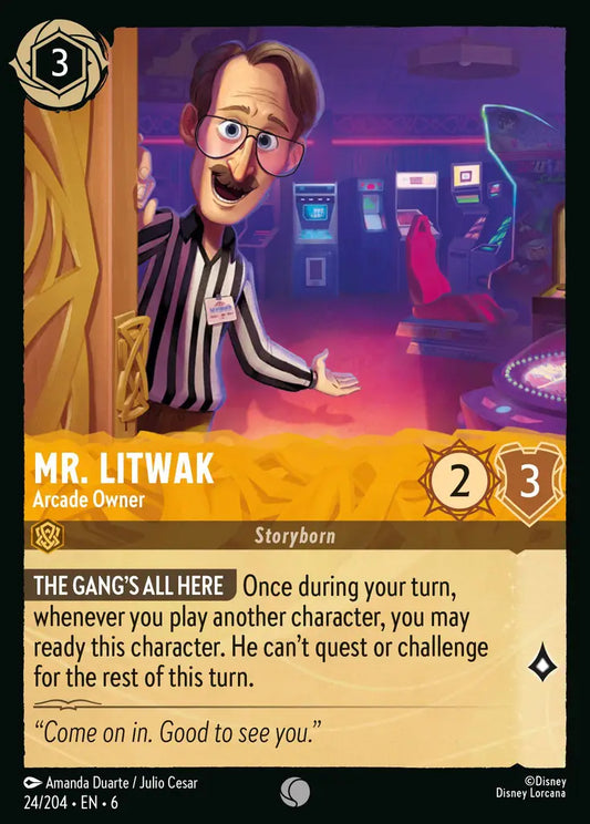 Mr. Litwak – Arcade Owner [006-024]