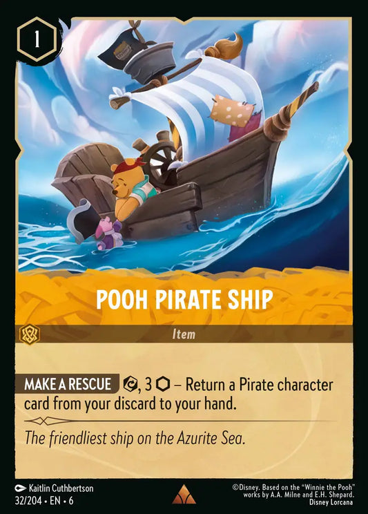 Pooh Pirate Ship [006-032]