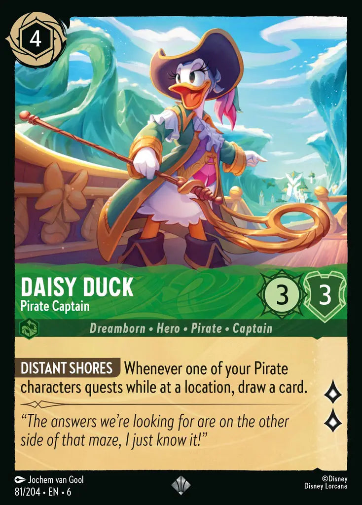 Daisy Duck - Pirate Captain [006-081]
