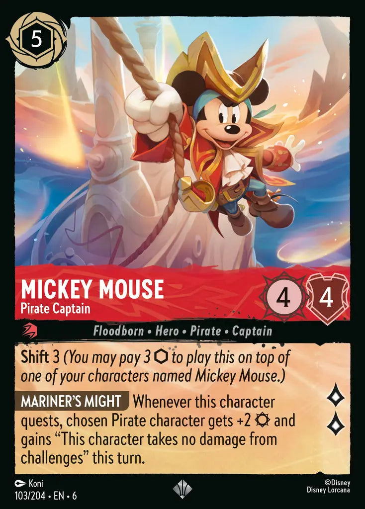Mickey Mouse - Pirate Captain [006-103]