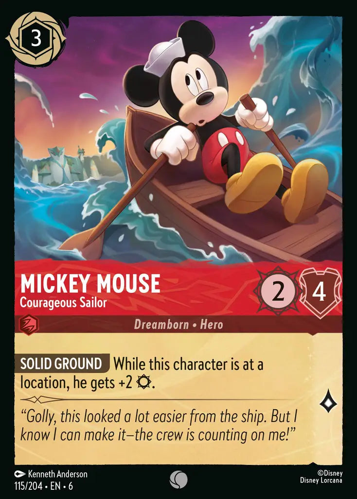 Mickey Mouse - Courageous Sailor [006-115]