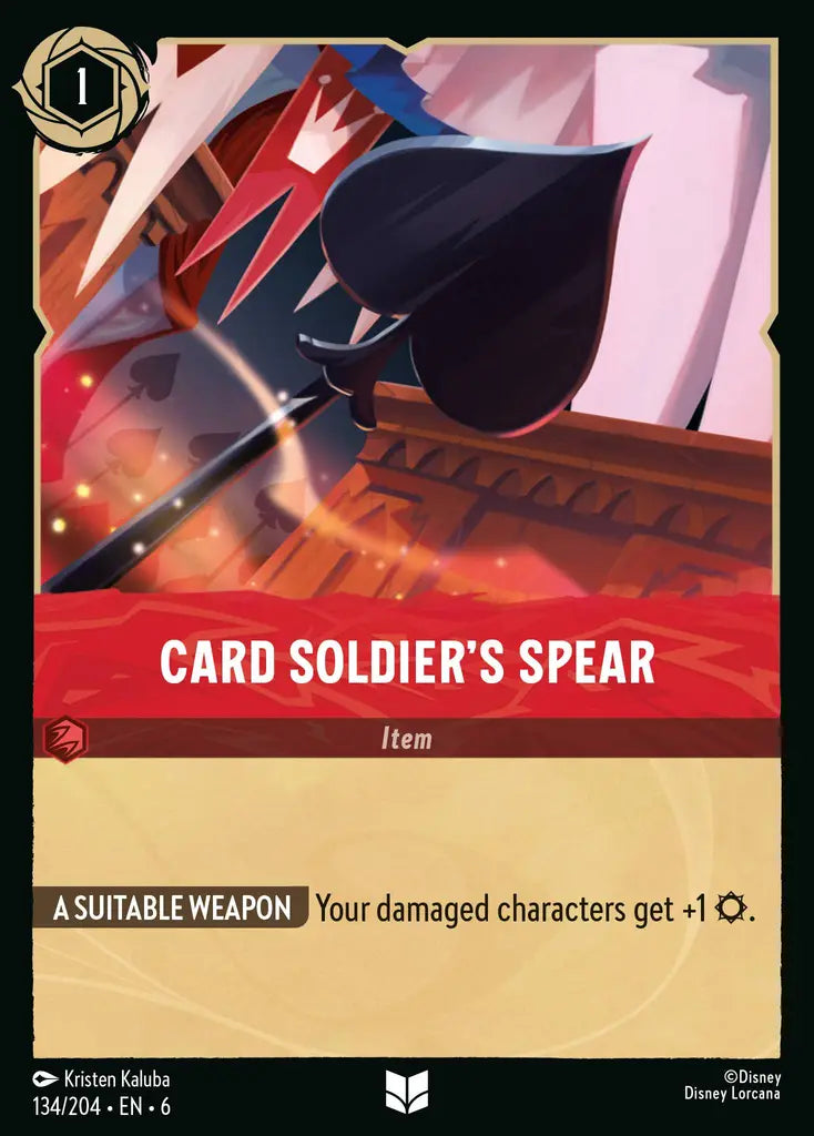 Card Soldier's Spear [006-134]