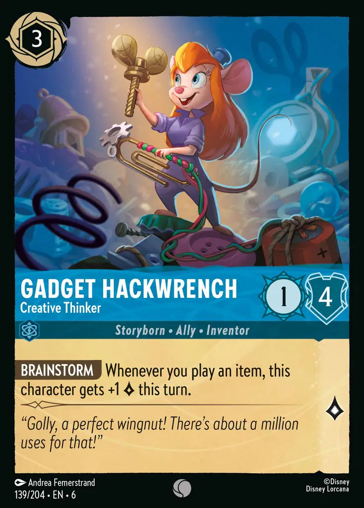 Gadget Hackwrench - Creative Thinker [006-139]
