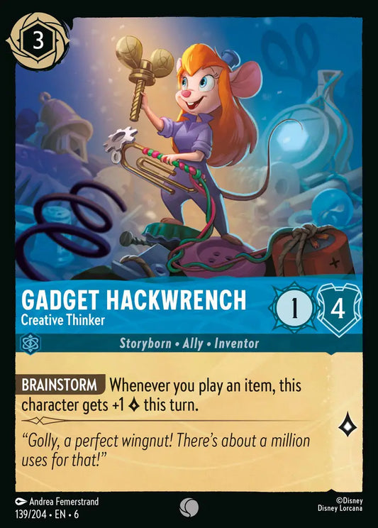 Gadget Hackwrench - Creative Thinker [006-139]