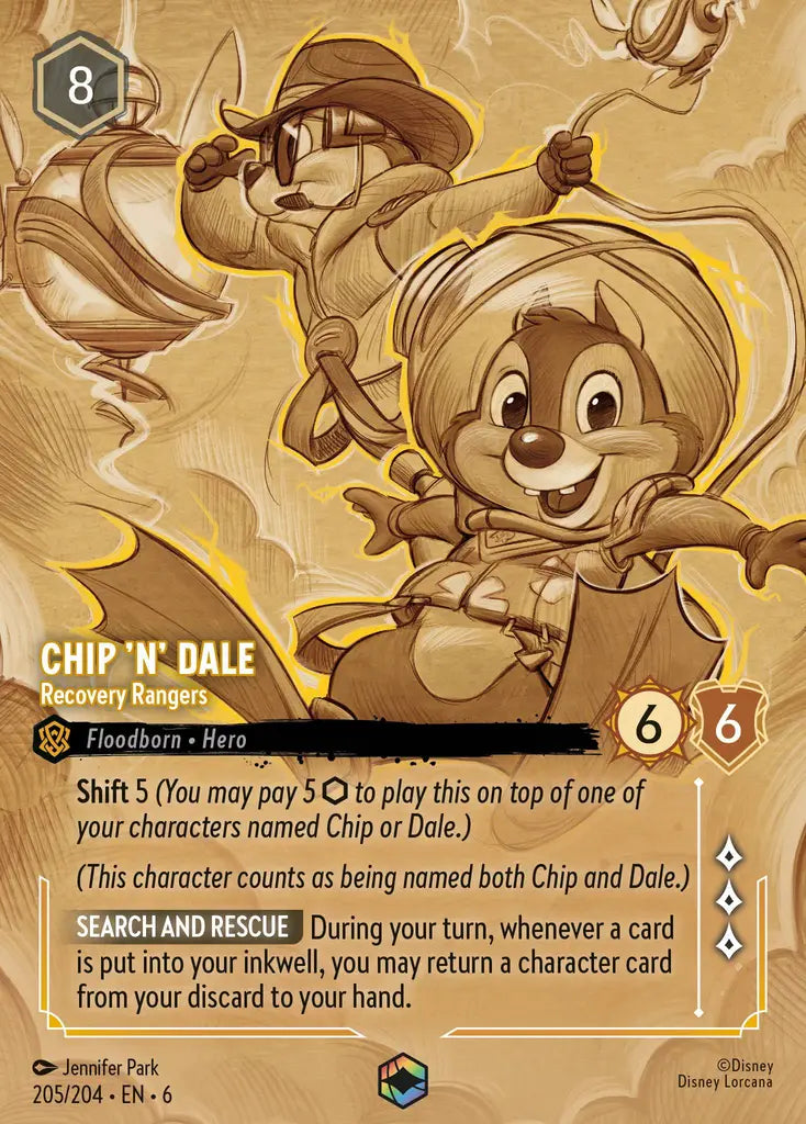 Chip 'N' Dale - Recovery Rangers - Enchanted [006-205]