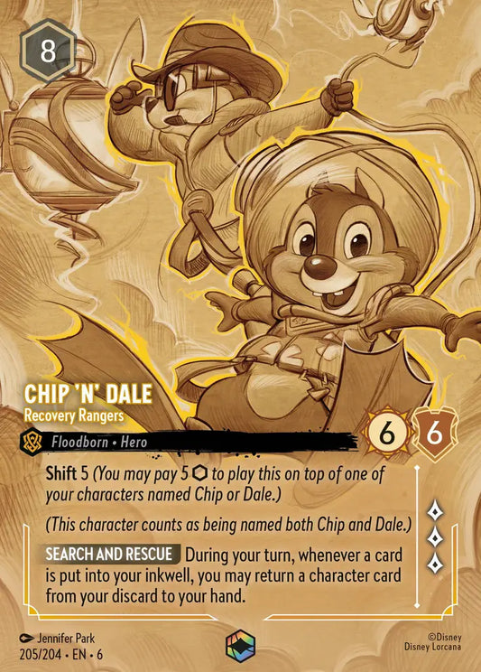 Chip 'N' Dale - Recovery Rangers - Enchanted [006-205]