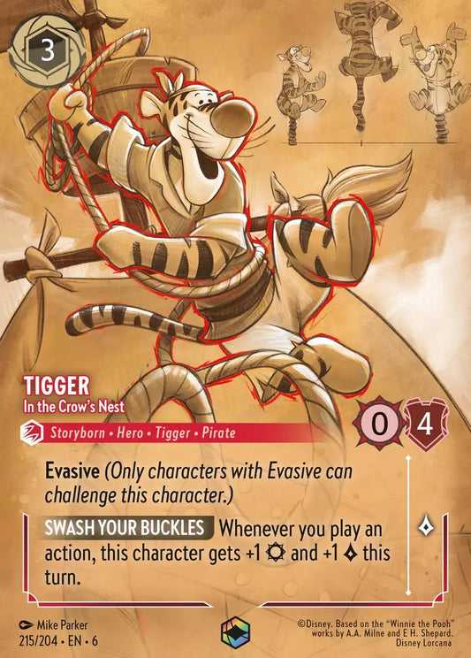 Tigger - In the Crow's Nest - Enchanted [006-215]