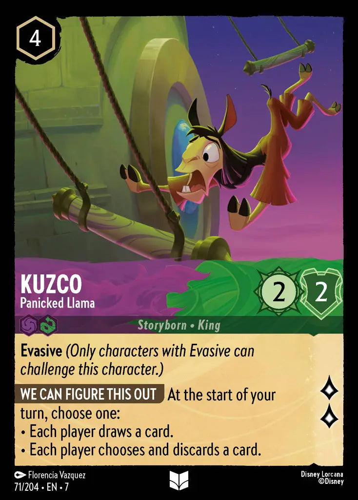 Kuzco - Panicked Llama [007-071]