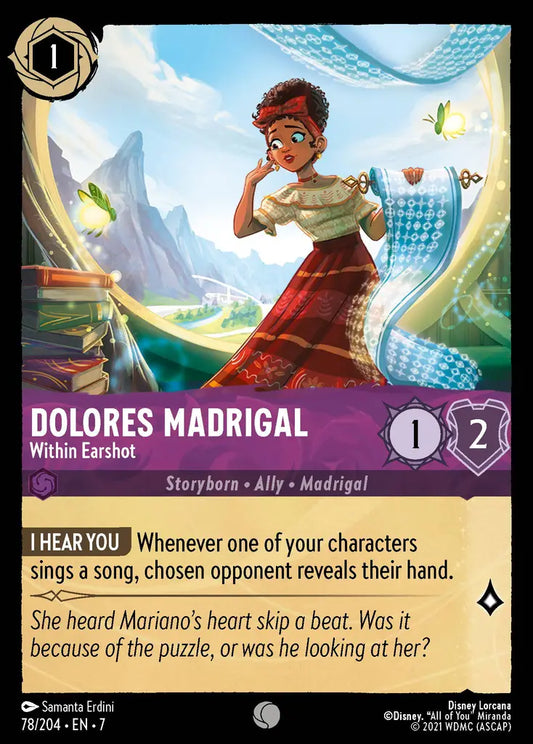 Dolores Madrigal - Within Earshot [007-078]