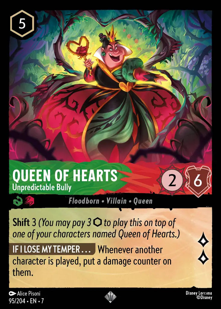 Queen of Hearts - Unpredictable Bully [007-095]