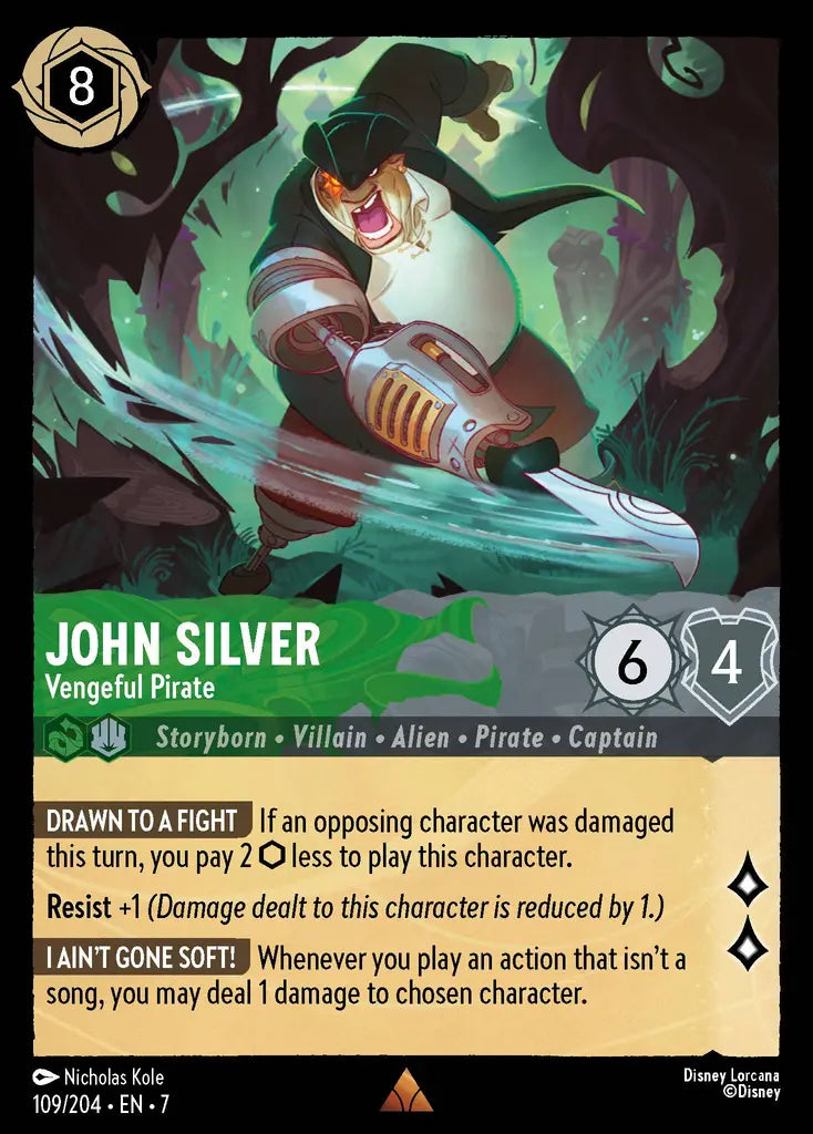 John Silver - Vengeful Pirate [007-109]