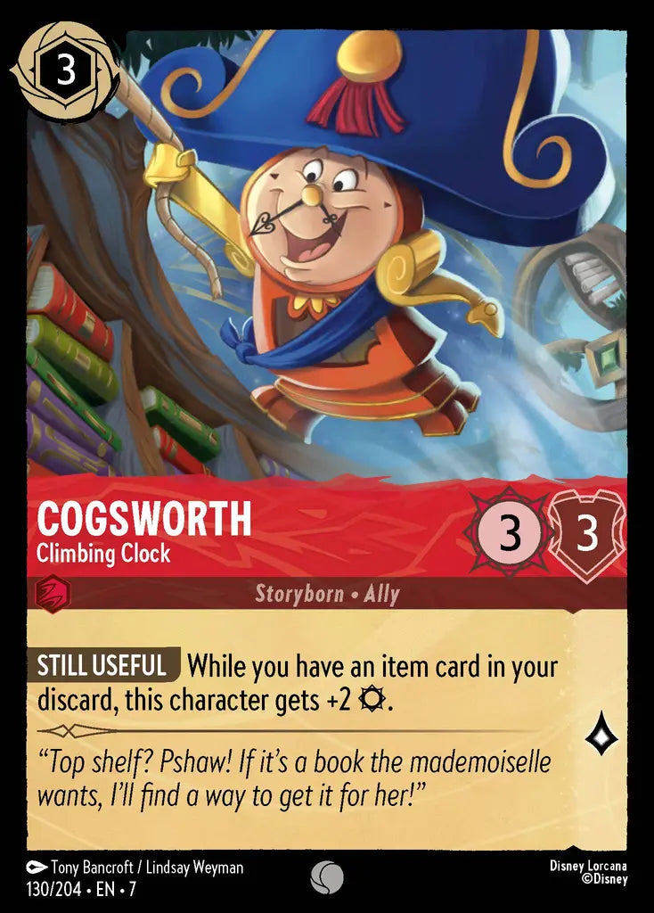 Cogsworth - Climbing Clock [007-130]