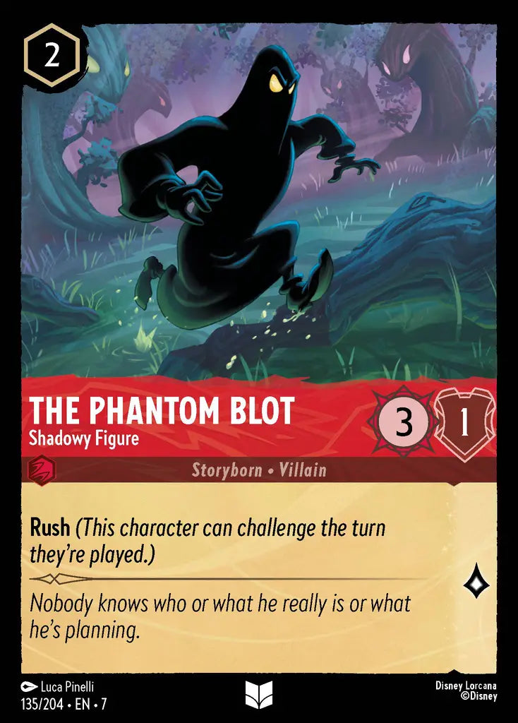The Phantom Blot - Shadowy Figure [007-135]