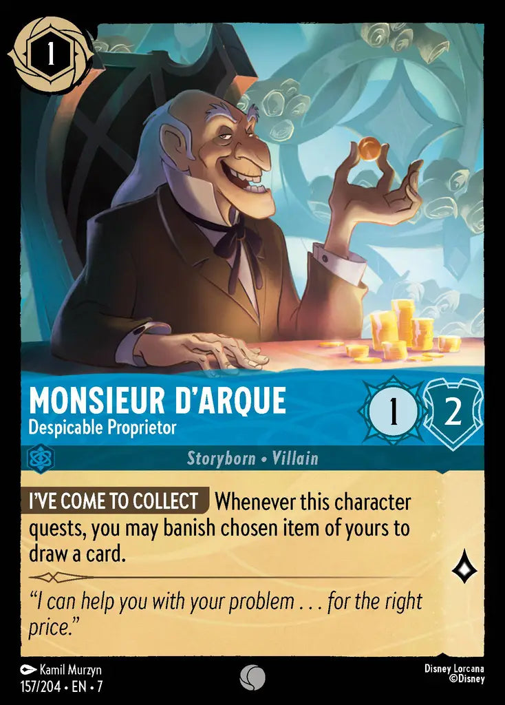 Monsieur D'Arque - Despicable Proprietor [007-157]