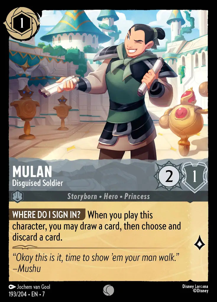 Mulan - Disguised Soldier [007-193]