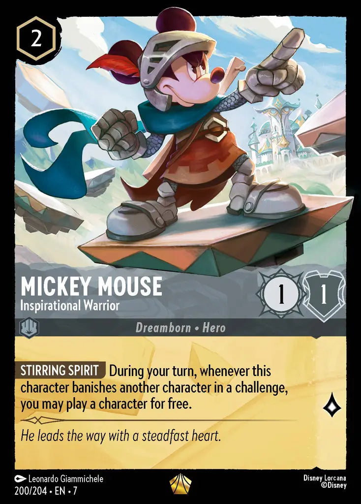 Mickey Mouse - Inspirational Warrior [007-200]