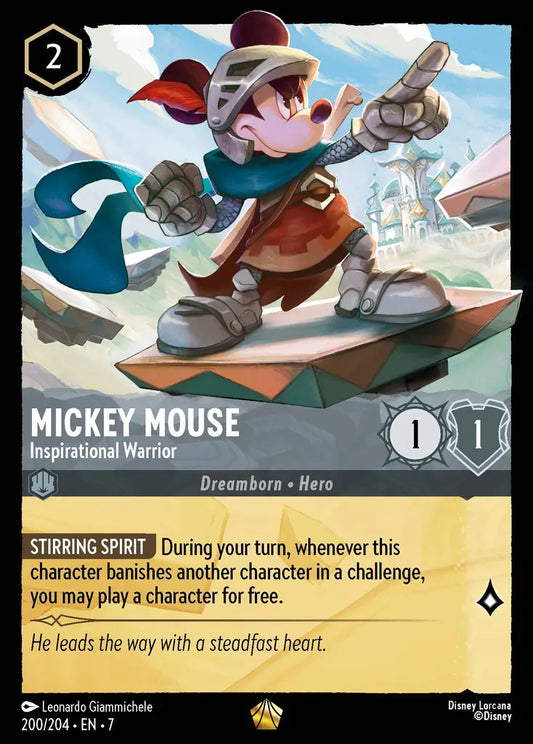 Mickey Mouse - Inspirational Warrior [007-200]