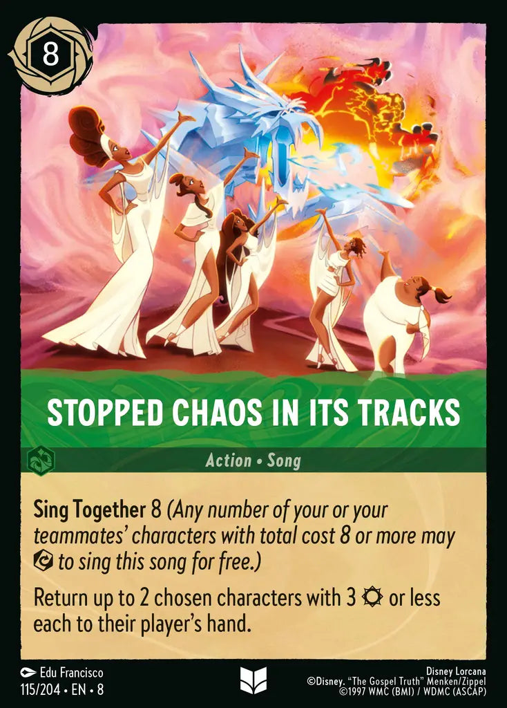 Stopped Chaos in its Tracks [008-115]