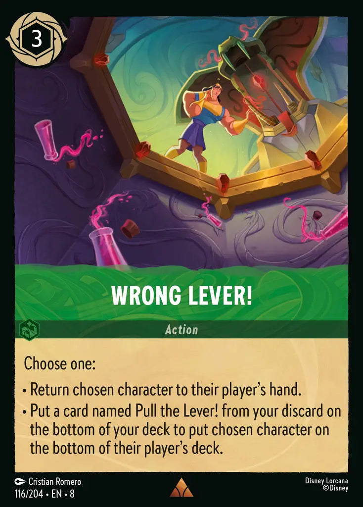 Wrong Lever! [008-116]