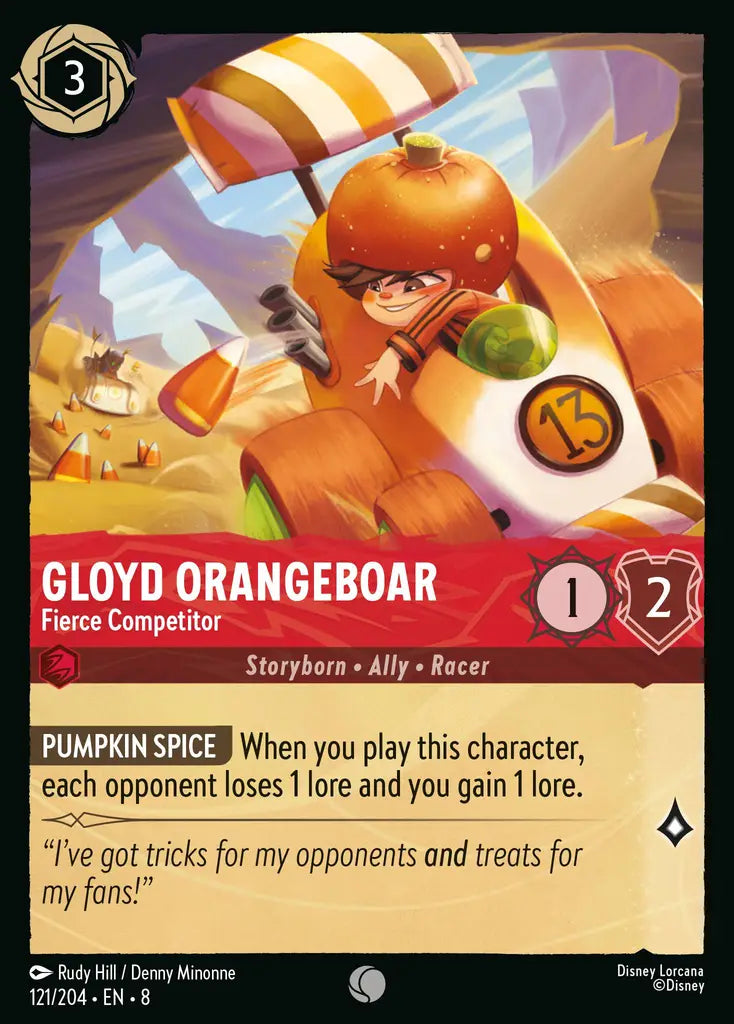 Gloyd Orangeboar - Fierce Competitor [008-121]
