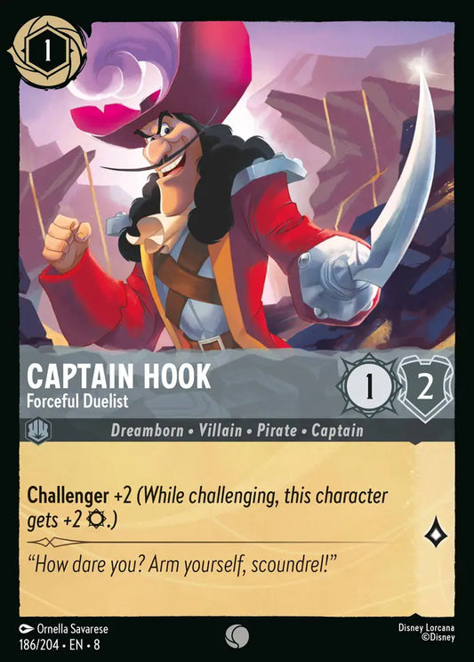 Captain Hook - Forceful Duelist [008-186]