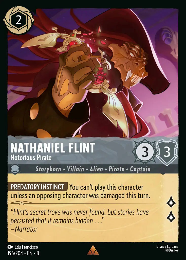 Nathaniel Flint - Notorious Pirate [008-196]