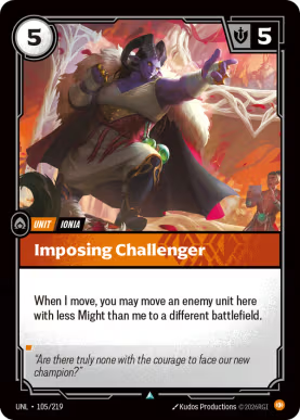 Imposing Challenger [UNL-105] [U]
