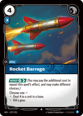 Rocket Barrage [SFD-077] [U]