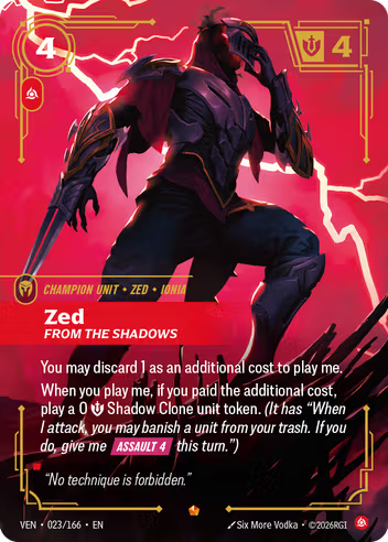 Zed - From the Shadows [VEN-023E]