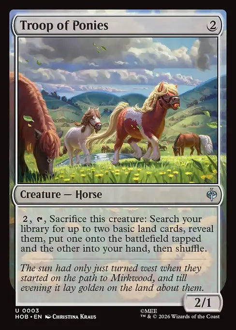 Troop of Ponies [HOB-003] [U]