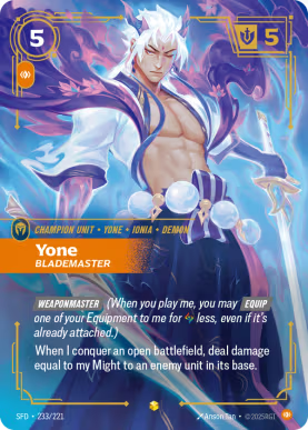 Yone - Blademaster ON [SFD-233] [S]