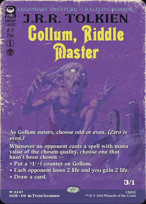 Gollum, Riddle Master [HOB-241] [M]
